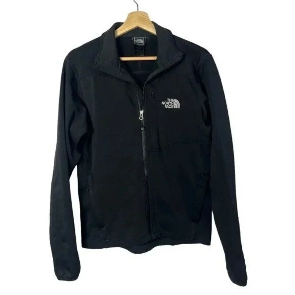 The North Face TKA Stretch Black Full Zip Lightweight Jacket S